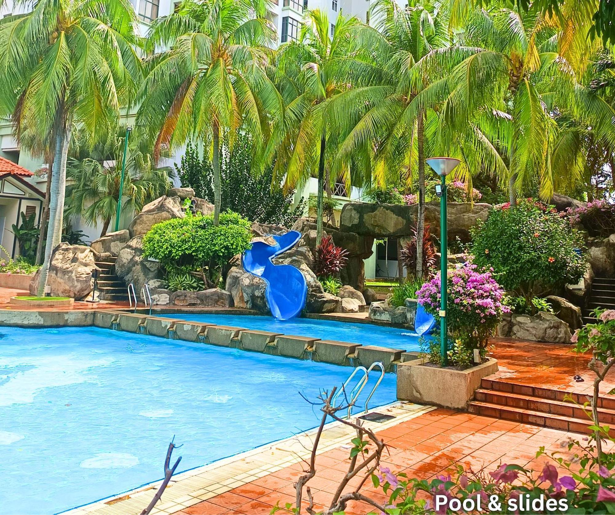 Costa Mahkota View 1-bedroom, 2 Queen Beds, 600mbps Wifi Malacca