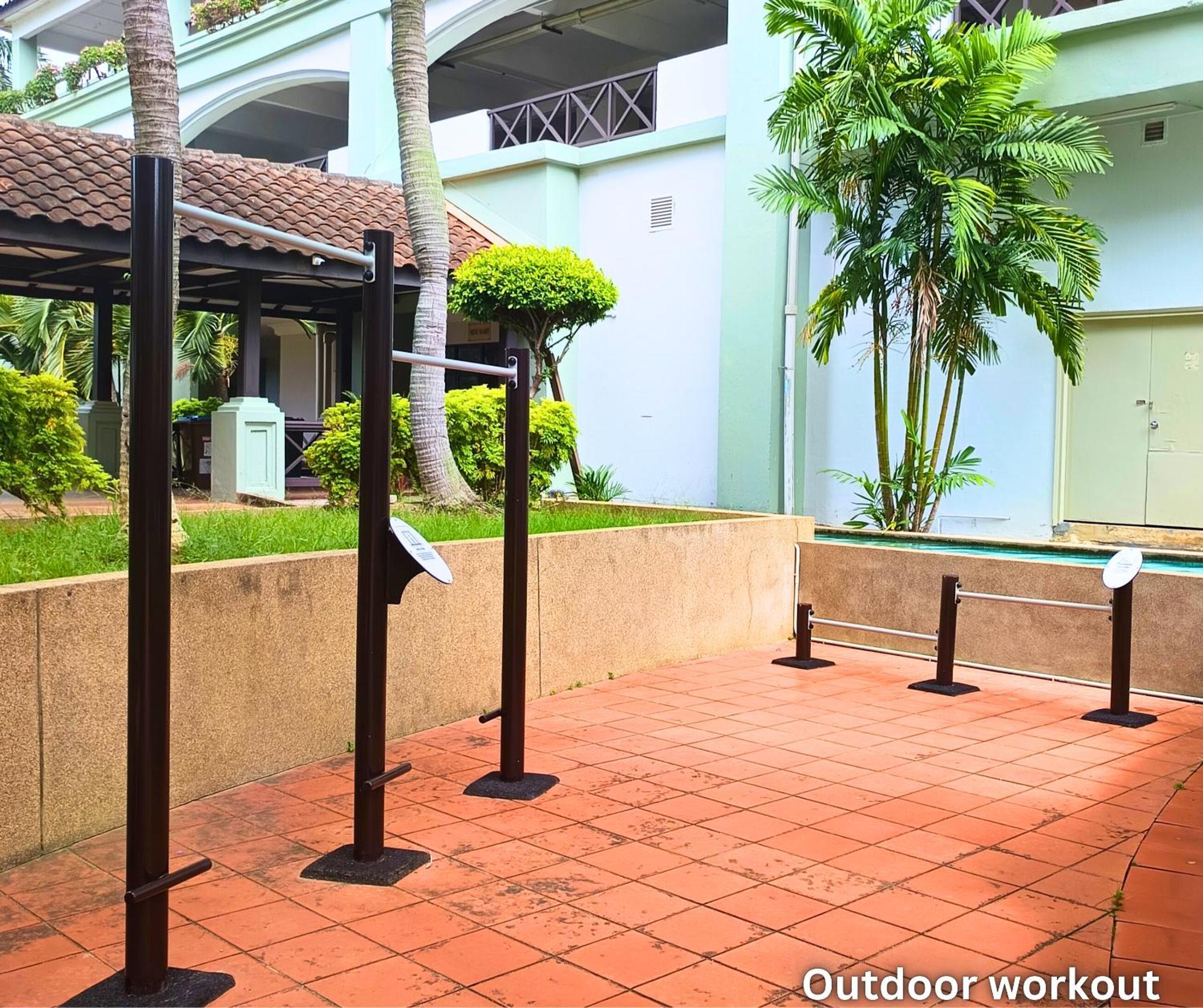 Costa Mahkota View 1-bedroom, 2 Queen Beds, 600mbps Wifi Apartment